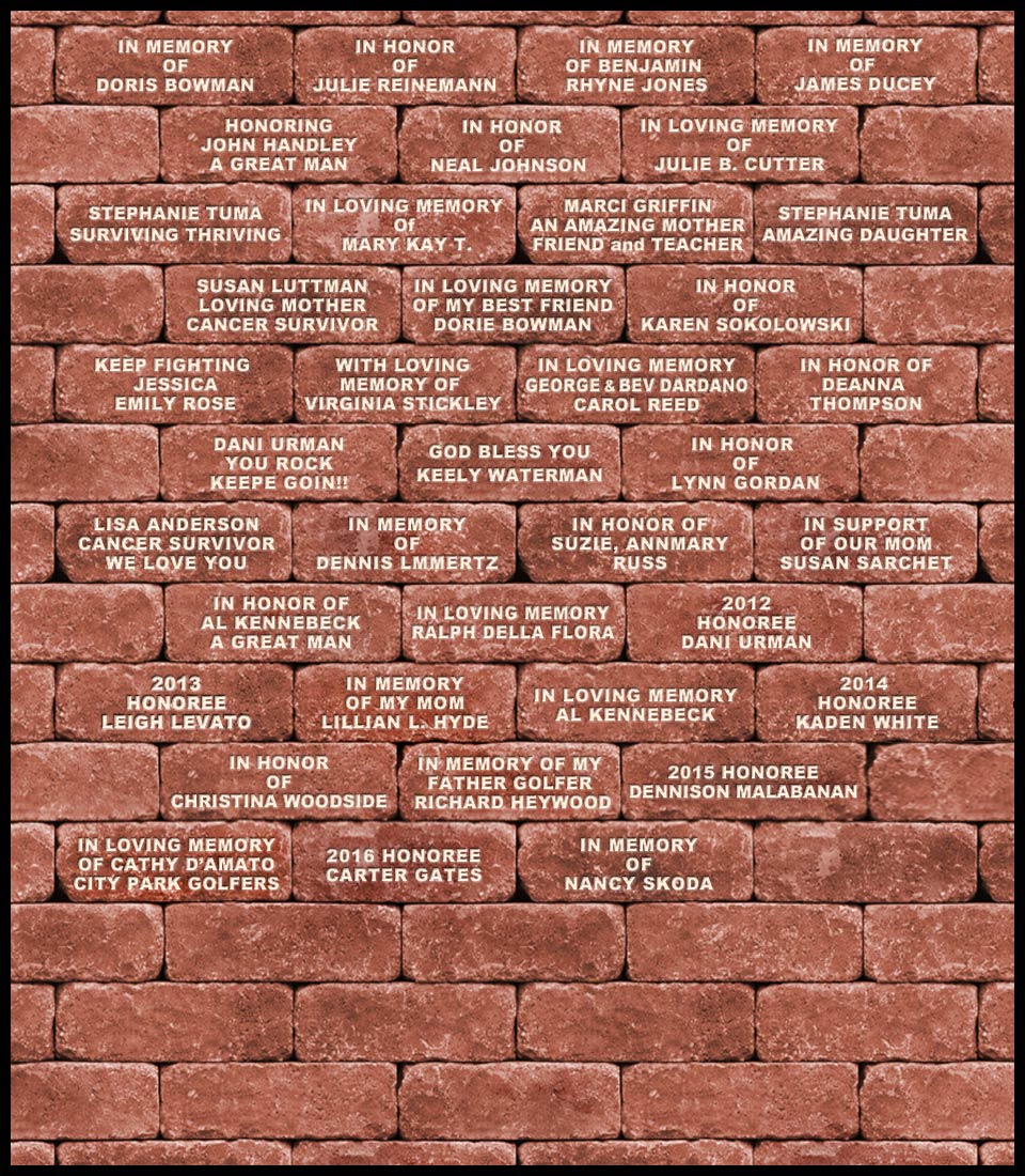 Memorial Brick Wall